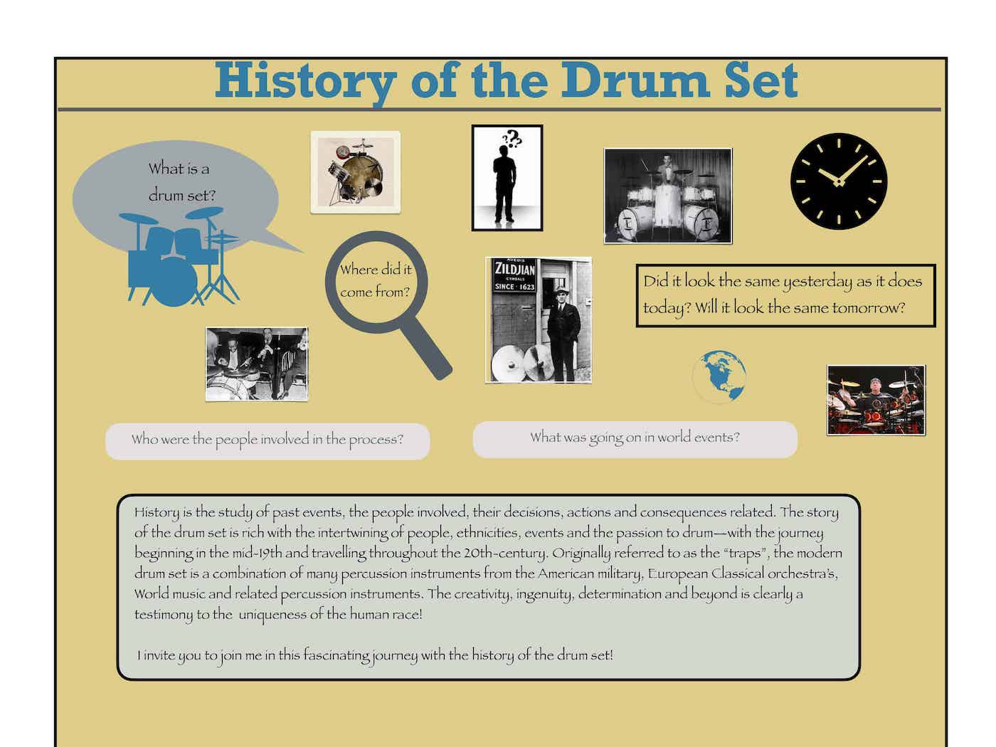 History of the Drum Set Lonnie's Drum Studio